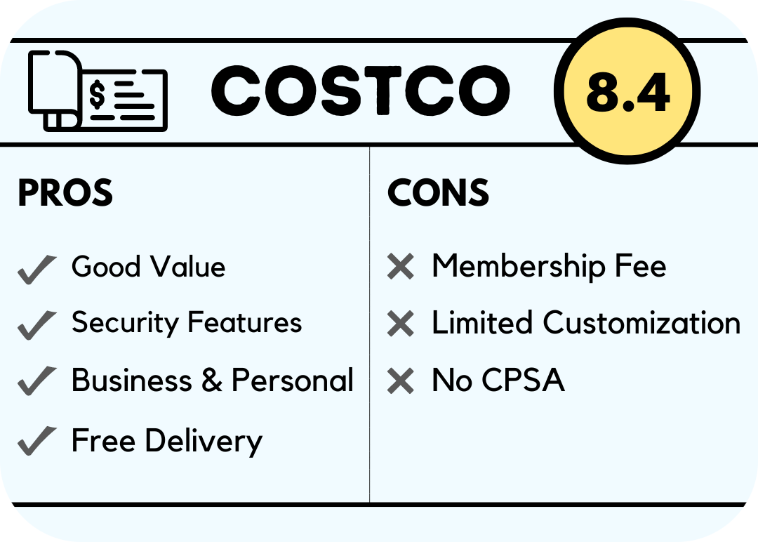 cost co high security checks overview, pros, and cons