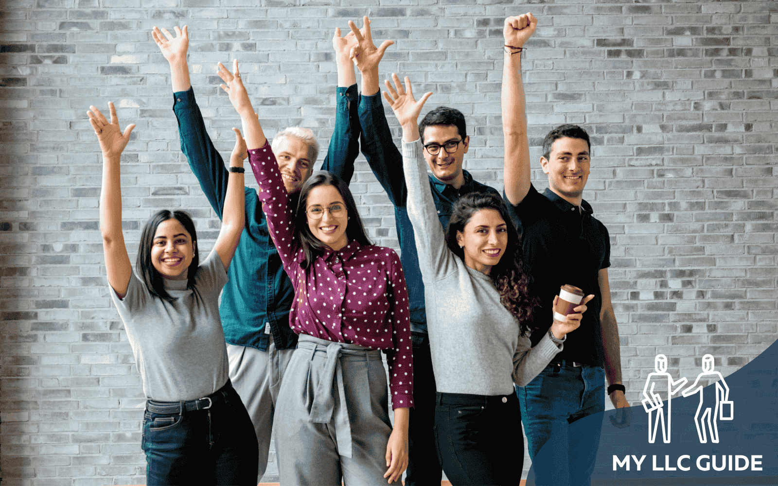 OFFICE WORKERS HANDS IN AIR